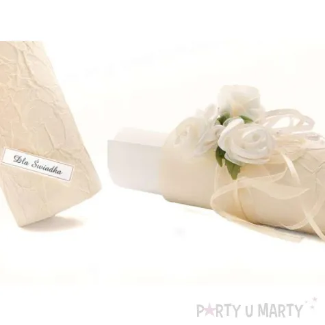 podziekowanie dla swiadka ozdobna tuba 1 szt