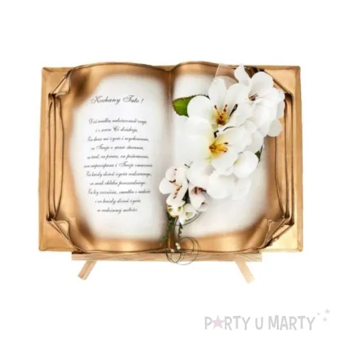 podziekowanie dla taty ozdobna ksiega 1szt