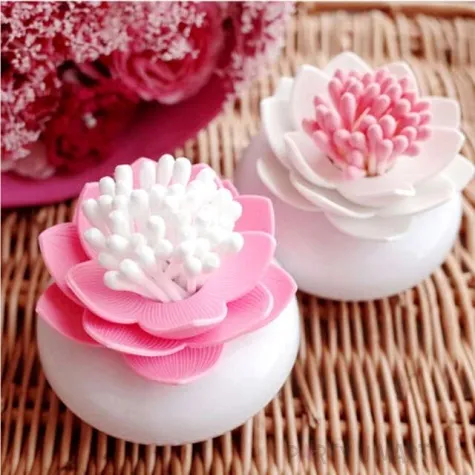 pojemnik na paleczki kwiat lotosu rozowy gadgetmaster