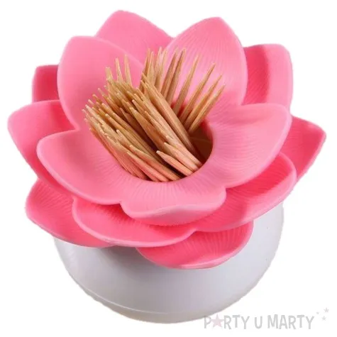 pojemnik na paleczki kwiat lotosu rozowy gadgetmaster