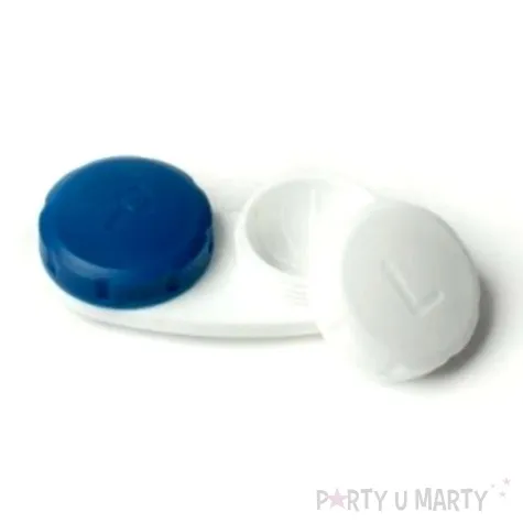 pojemnik na soczewki classic bialo granatowy boland