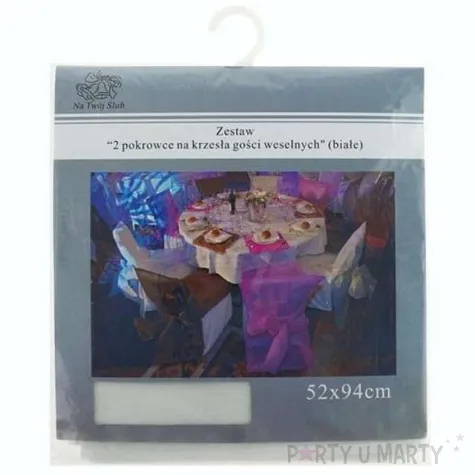 pokrowiec kokarda bialy godan 2 szt