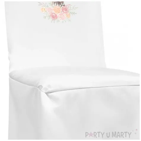 pokrowiec na krzeslo komunia swieta dziewczynka w albie