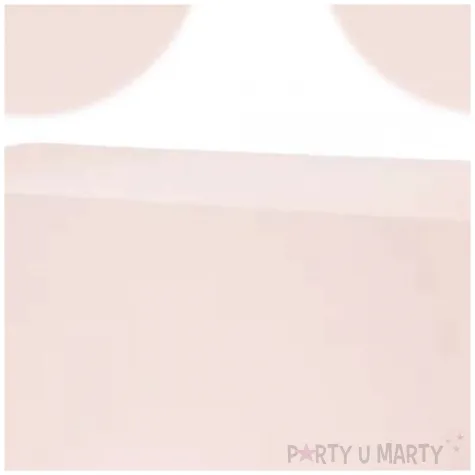 pokrowiec na stol bankietowy dekoracja na urodziny wesele komunie kolacje rozowy 183x76x74 cm