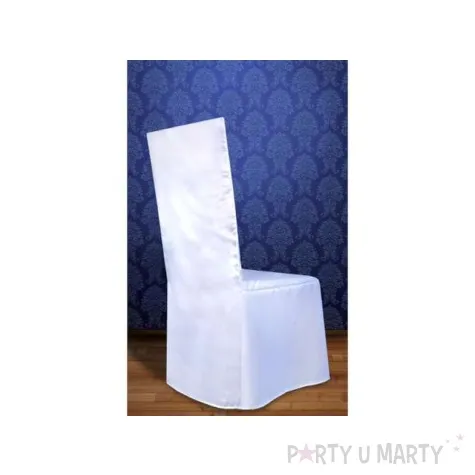 pokrowiec z cienkiej satyny bialy 1szt