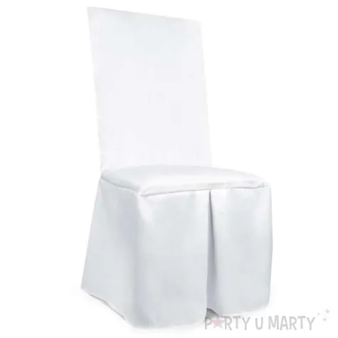 pokrowiec z matowej tkaniny bialy 1szt