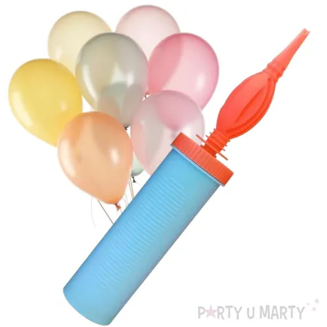 pompka reczna do dmuchania balonow dwustronna manualna dmuchawa na urodziny wesele