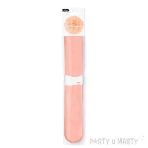 pompon bibulowy classic brzoskwiniowy partypal 25 cm