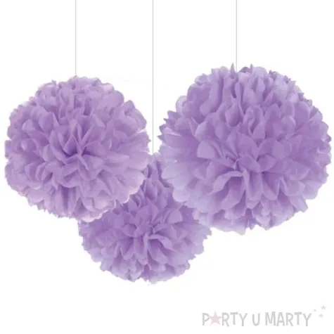 pompon bibulowy classic fioletowy 40 6 cm 3 szt
