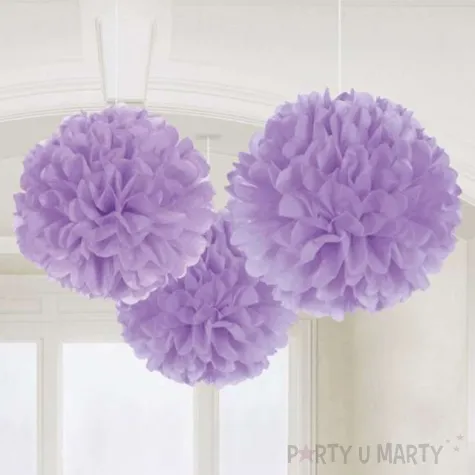 pompon bibulowy classic fioletowy 40 6 cm 3 szt