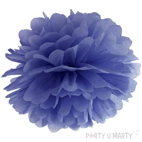 pompon bibulowy classic granatowy 25 cm