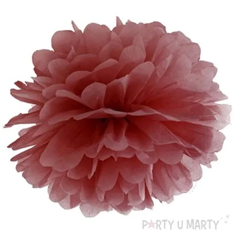 pompon bibulowy classic marsala 25 cm