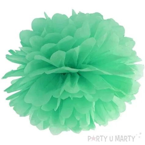 pompon bibulowy classic mietowy 25 cm