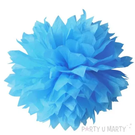 pompon bibulowy classic niebieski arpex 42 5 cm