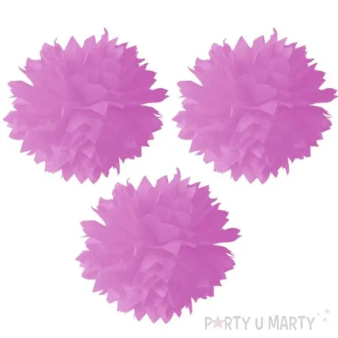 pompon bibulowy classic rozowy arpex 23 45 cm 3 szt