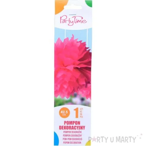 pompon bibulowy classic rozowy arpex 42 5 cm