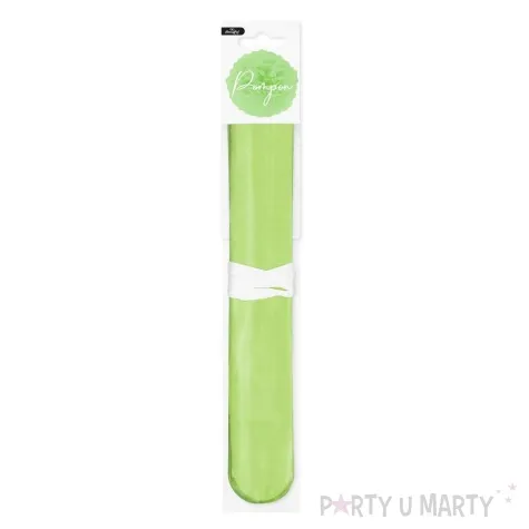 pompon bibulowy classic zielony partypal 25 cm