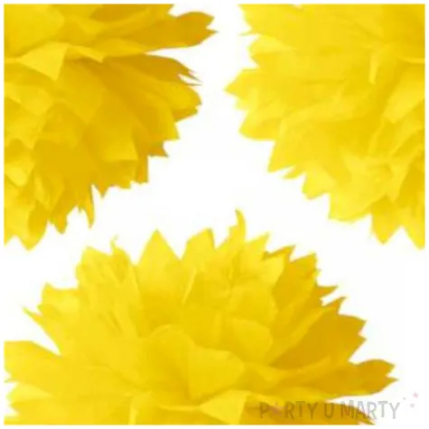 pompon bibulowy classic zolty arpex 23 45 cm 3 szt