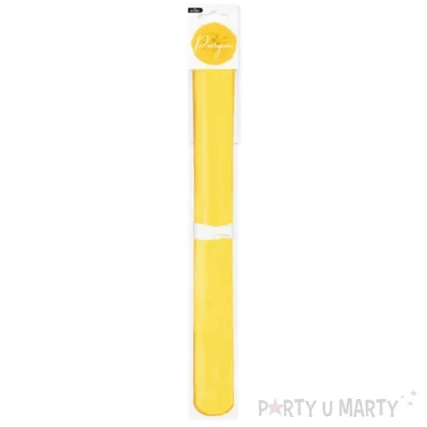 pompon bibulowy classic zolty partypal 35 cm