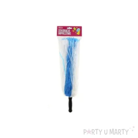 pompon czirliderka bialo niebieska godan