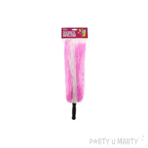 pompon czirliderka bialo rozowa godan