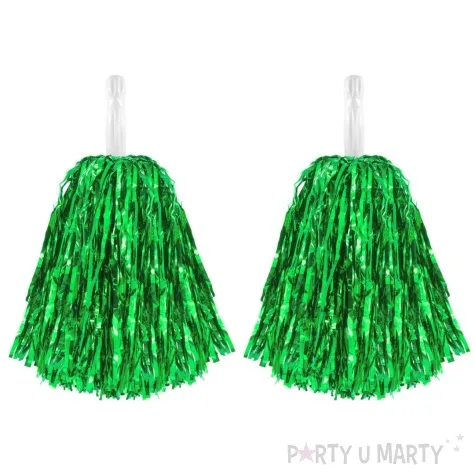 pompon czirliderka zielony partypal 38 cm 2 szt