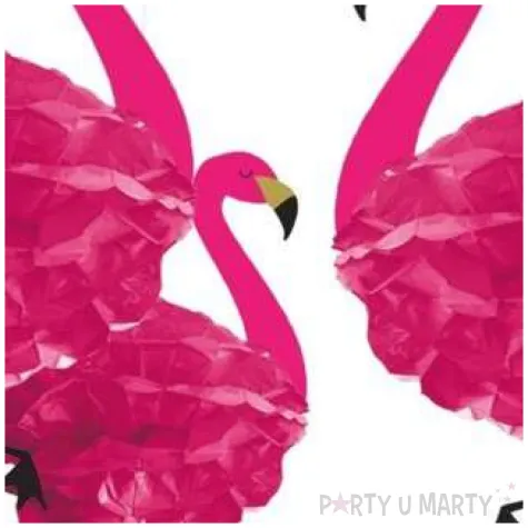 pompon flamingi amscan 3 szt 50 cm