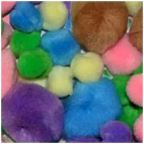 pompony pluszowe akrylowe mix titanum 10 28 mm 68 szt