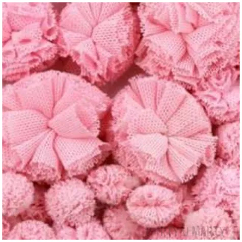 pompony pluszowe classic rozowe jasne titanum 7 22 mm 60 szt