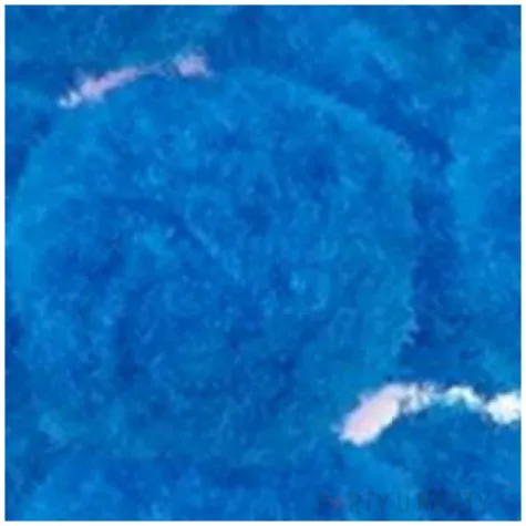 pompony pluszowe poliestrowe niebieskie titanum 25 mm 30 szt