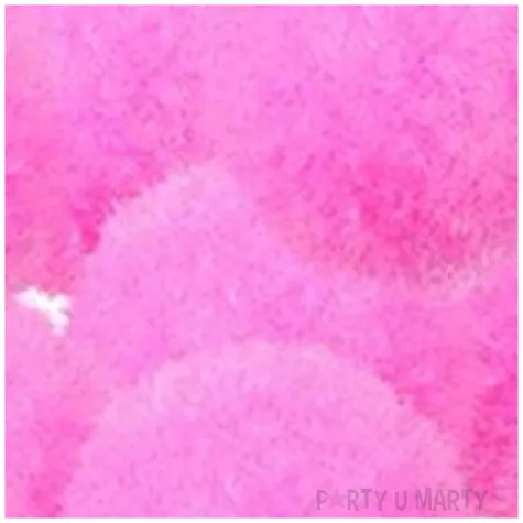 pompony pluszowe poliestrowe rozowe titanum 18 mm 15 szt