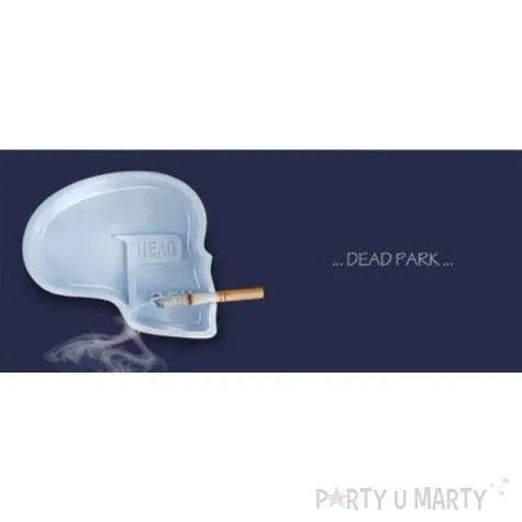 popielniczka park sztywnych biala