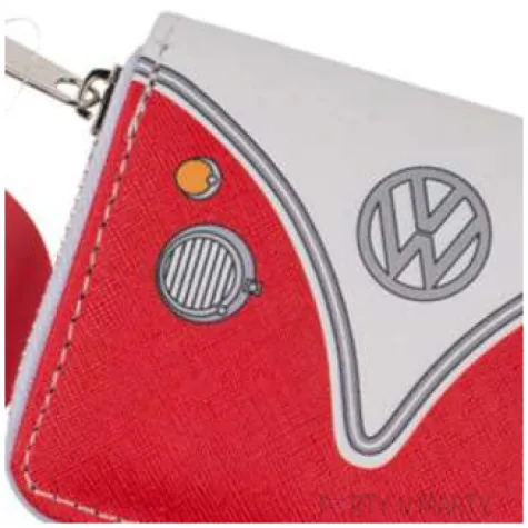 portfel vwt1 bus bialo czerwony ootb