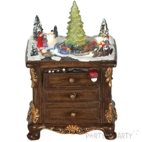 pozytywka boze narodzenie komoda z ciuchcia mix guirca 22cm