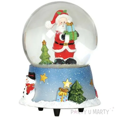 pozytywka sw mikolaj w szklanej kuli guirca 15 cm