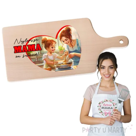 prezent deska drukowana na dzien matki najlepsza mama na swiecie