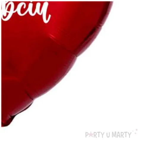 prezent na dzien babci balon foliowy kocham cie babciu czerwony dekoracja 18 hrt
