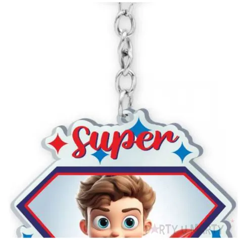 prezent na dzien chlopaka brelok super chlopak superbohater