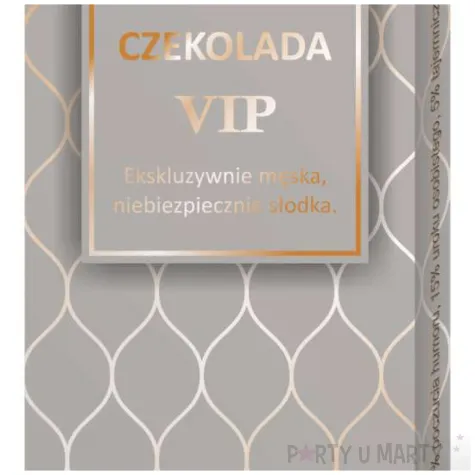 prezent na dzien chlopaka ojca urodziny opakowanie na czekolade vip upominek
