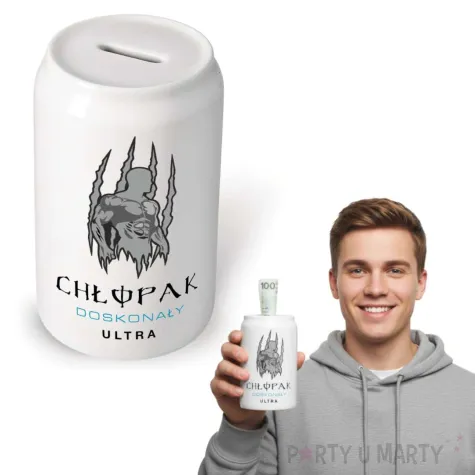 prezent na dzien chlopaka puszka skarbonka monster chlopak doskonaly upominek urodziny