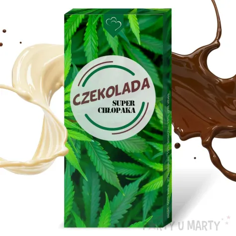 prezent na dzien chlopaka upominek opakowanie na czekolade super chlopak marihuana pudelko