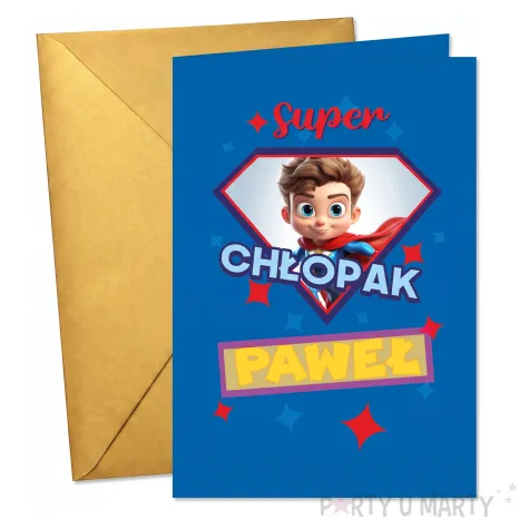 prezent na dzien chlopaka urodziny dla kolegi z klasy kartka okolicznosciowa super chlopak imie
