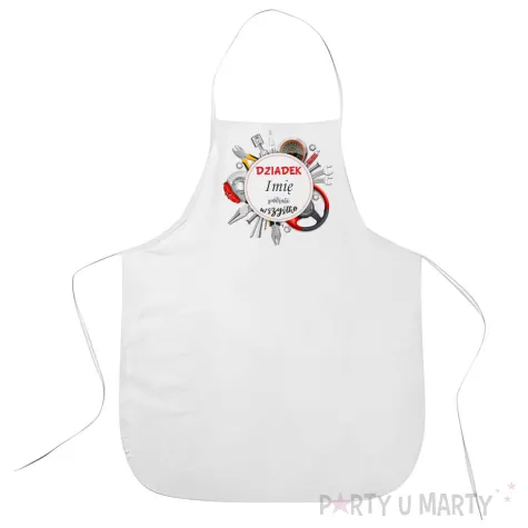 prezent na dzien dziadka fartuch kucheny z imieniem dziadek potrafi wszystko personalizowany
