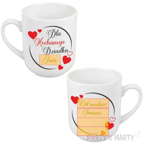 prezent na dzien dziadka kubek personalizowany dla kochanegoa dziadka z imieniem 290 ml