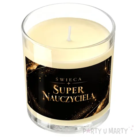 prezent na dzien edukacji dla nauczyciela wychowawczyni swieca zapachowa super nauczyciela glamour