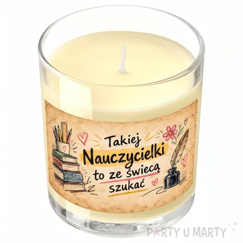 prezent na dzien edukacji dla nauczyciela wychowawczyni swieca zapachowa takiej ze swieca szukac