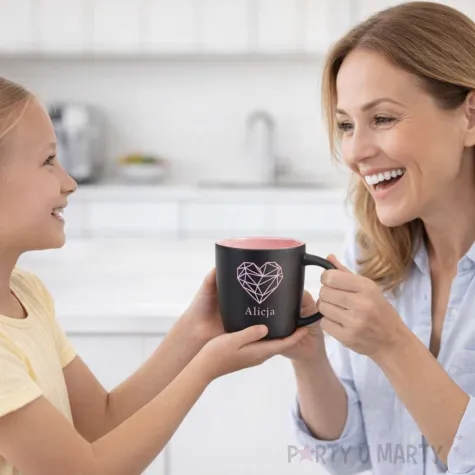 prezent na dzien matki kubek podkladka magnes i kartka zestaw upominkowy 290 ml