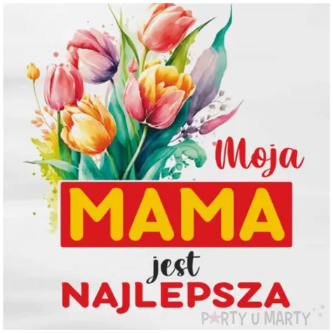 prezent na dzien matki poszewka na poduszke moja mama jest najlepsza 40 x 40 cm