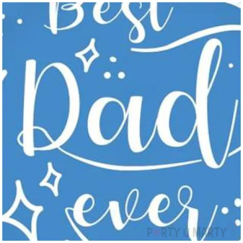 prezent na dzien ojca 23 czerwca balon foliowy best dad ever dekoracja do girlandy