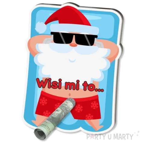 prezent na swieta boze narodzenie mikolajki karnet na banknot bon podarunkowy wisi mi to